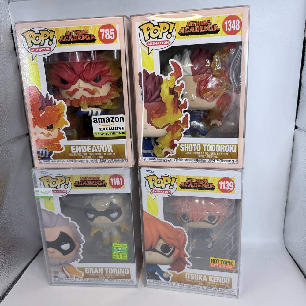 Funko Pop My Hero Academia Lot Endeavor Shoto Gran Torino Itsuka Kendo Exclusive